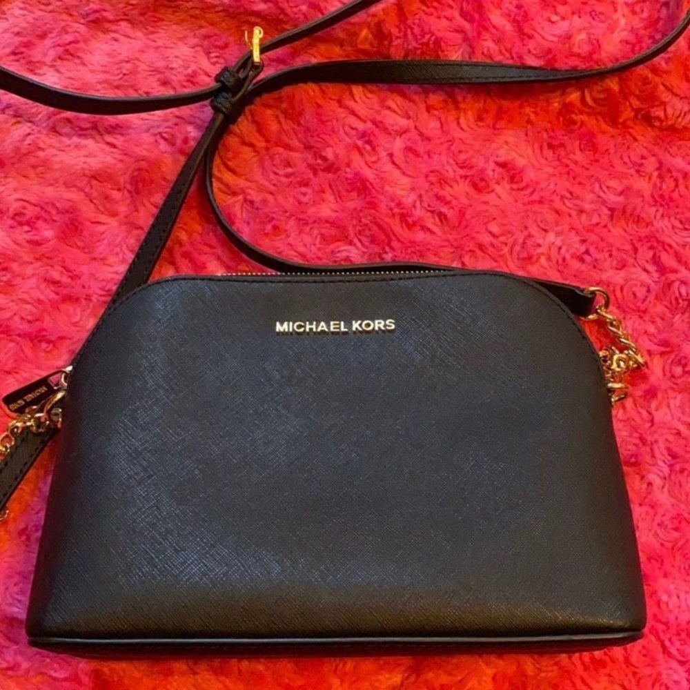 SOLD Michael Kors Black Crossbody Bag - Picture 1 of 4